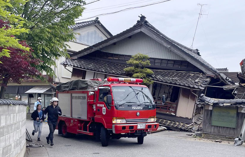 6.5 Magnitude Earthquake jolts Ishikawa Japan; One killed, 22 injured