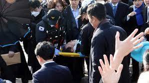 South Korean opposition leader is attacked and injured by an unidentified man