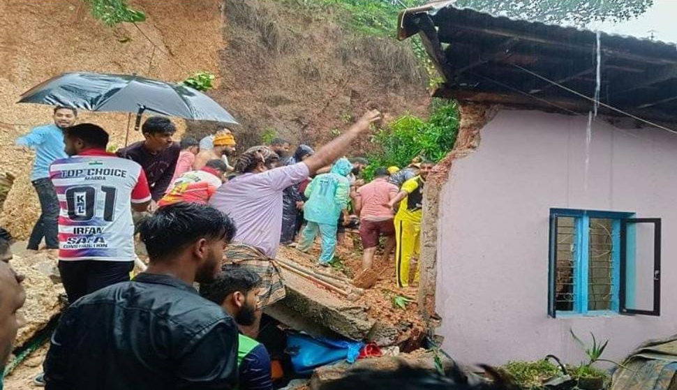 Mangaluru:  DK Deputy Commissioner Visits Nandavara Landslide Spot and Announces Compensation