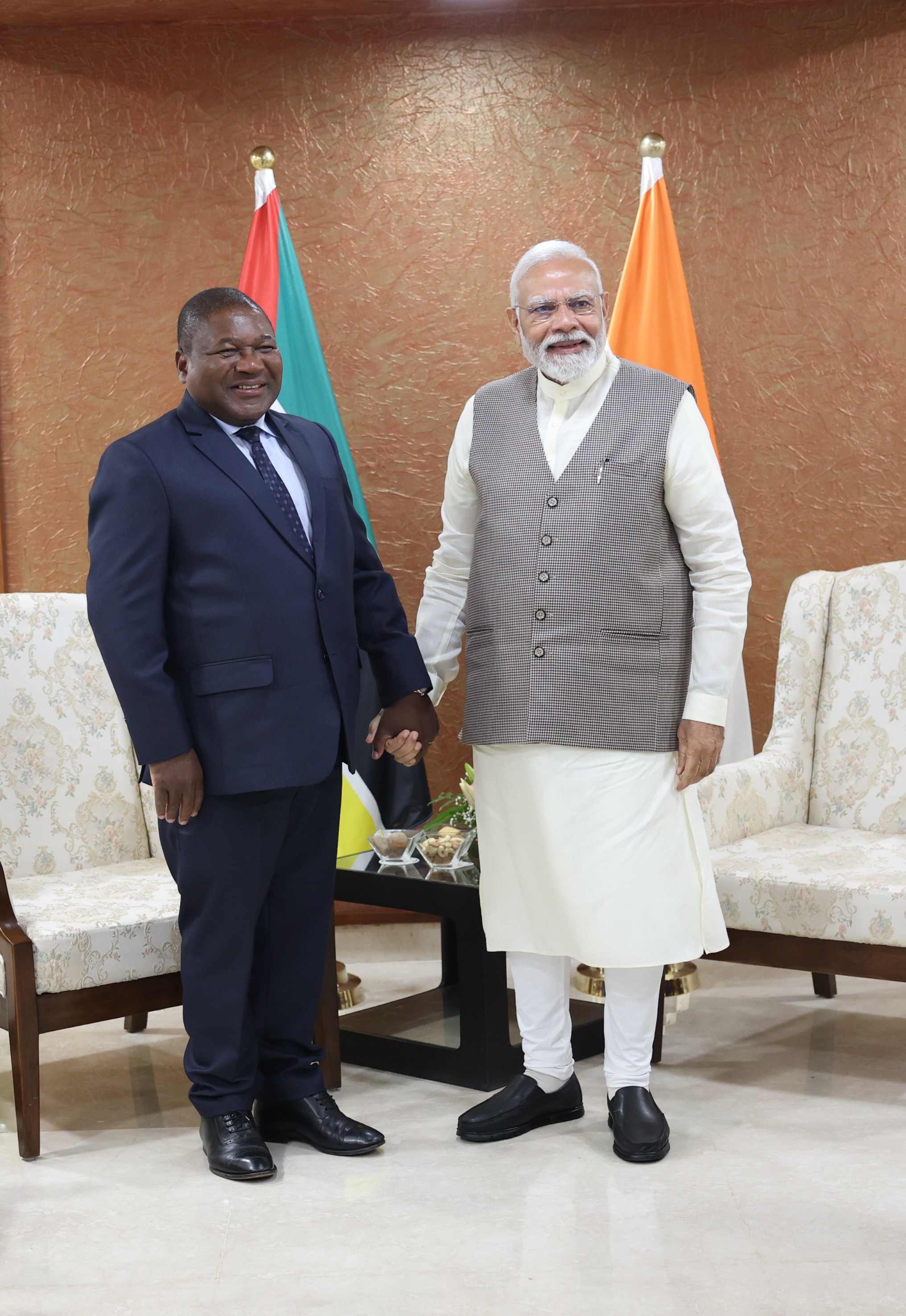 PM Modi Meets Mozambique President In Gujarat, Defence, Trade Talks In Focus