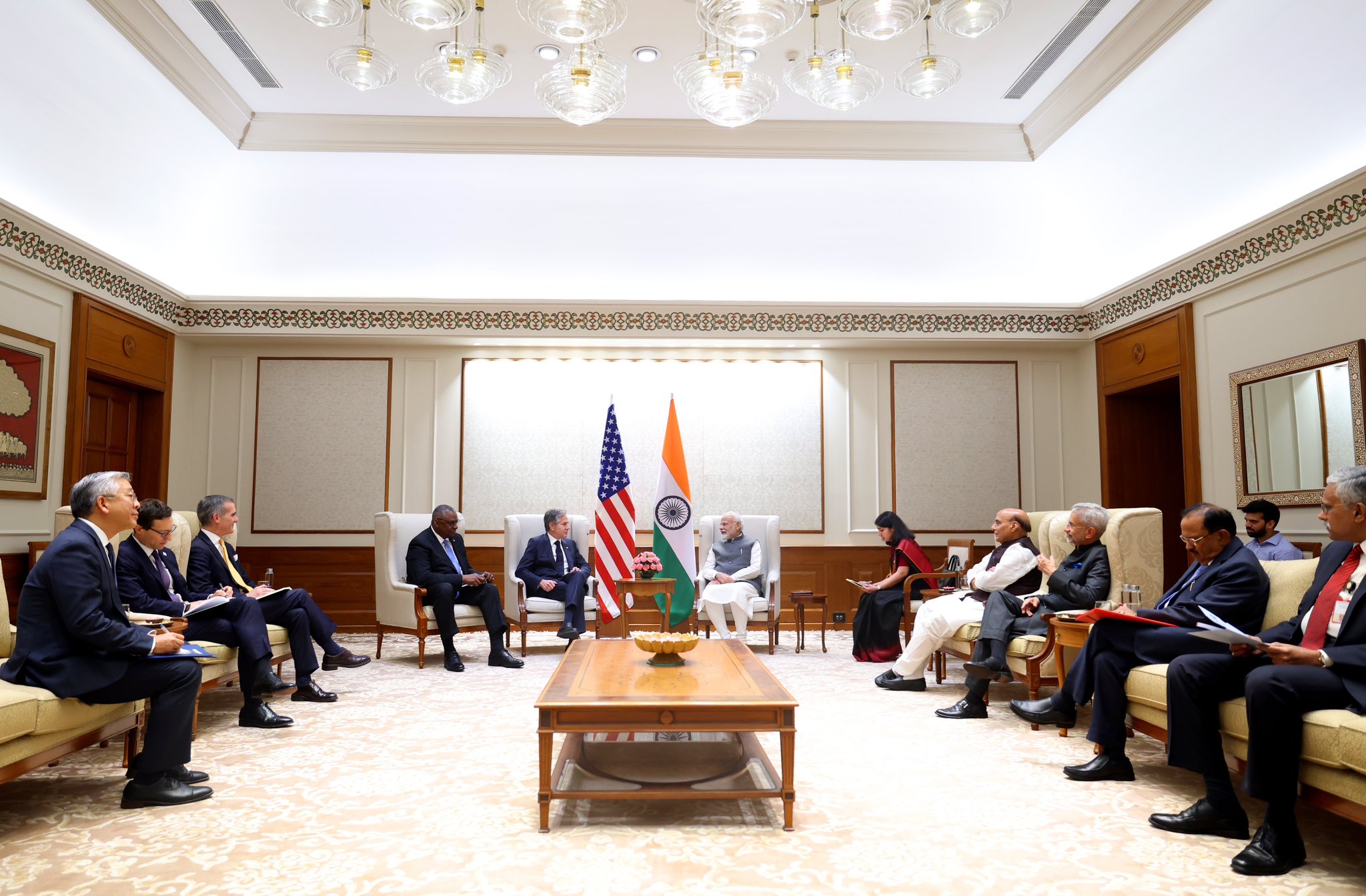 "India-US Partnership Force For...": PM Modi After Meeting Top Biden Officials