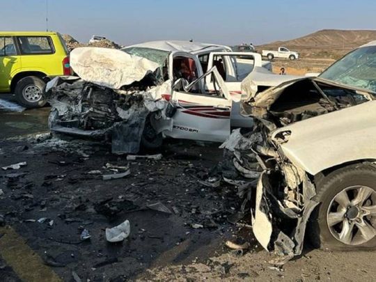 One dead, over ten injured in multi-vehicle crash in Riyadh, Saudi Arabia