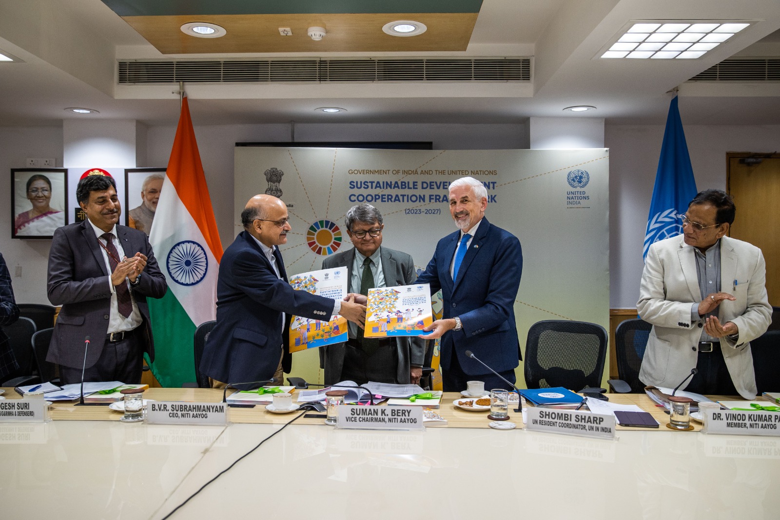 NITI Aayog, UN sign the GoI-UN Sustainable Development Cooperation Framework