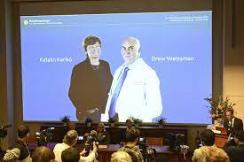 Nobel in medicine goes to researchers whose work enabled creation of mRNA vaccines against COVID-19