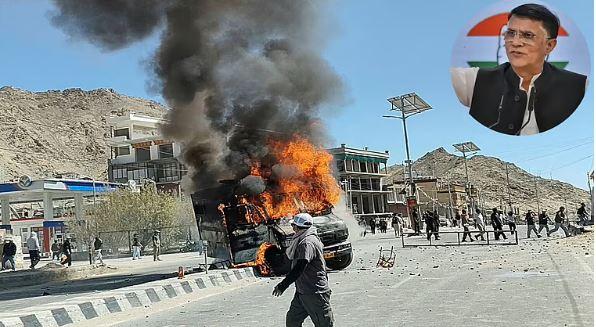 Congress blames BJP govt for Ladakh violence, calls unrest a self-made crisis