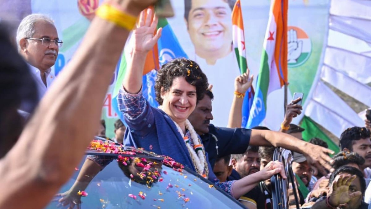 Centre putting pressure on Chhattisgarh Congress through agencies: Priyanka at plenary