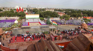 Stage set for 77th I-Day, PM to lead celebrations at Red Fort