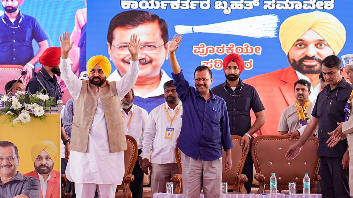 In first K’taka poll rally, Kejriwal urges people to give AAP a chance for corruption-free govt