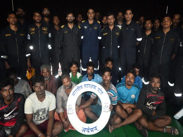 Indian Coast Guard Rescues 12 Fishermen From Sinking Boat Near Kochi