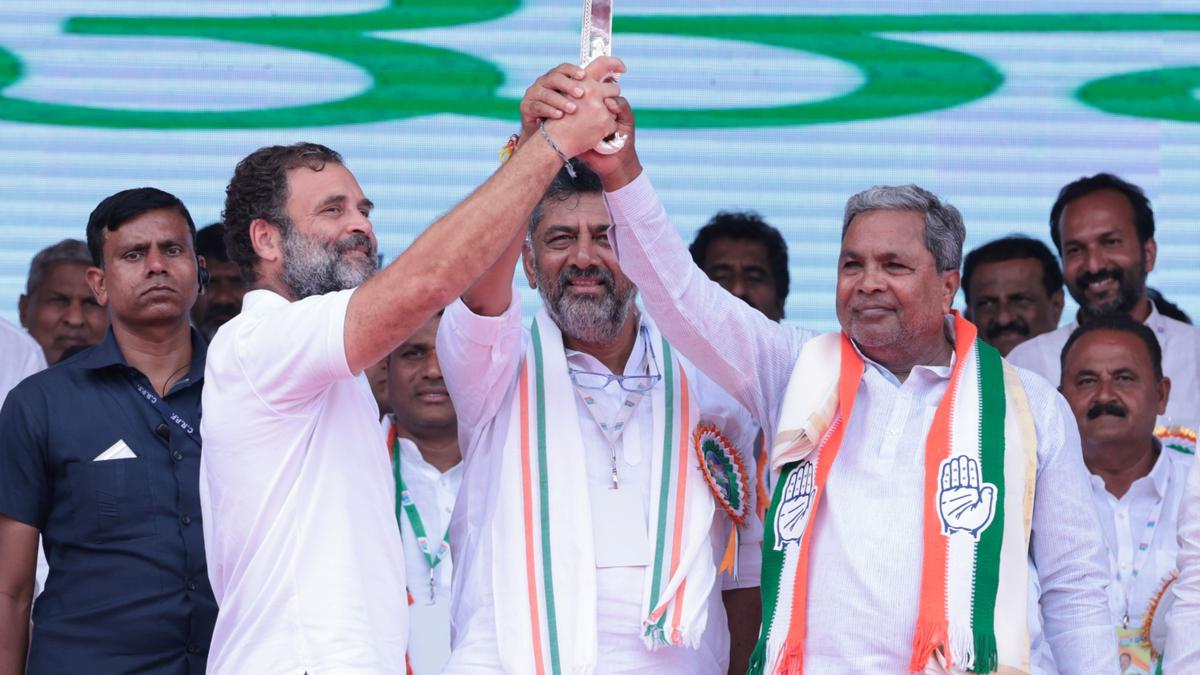 Karnataka: Suspense over CM continues; Siddaramaiah, Shivakumar meet Rahul; BJP says there’s “lack of unity”