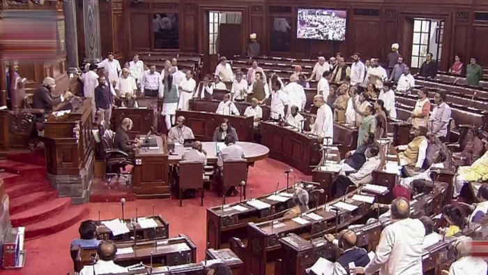 Opposition MPs walkout from RS over Manipur issue