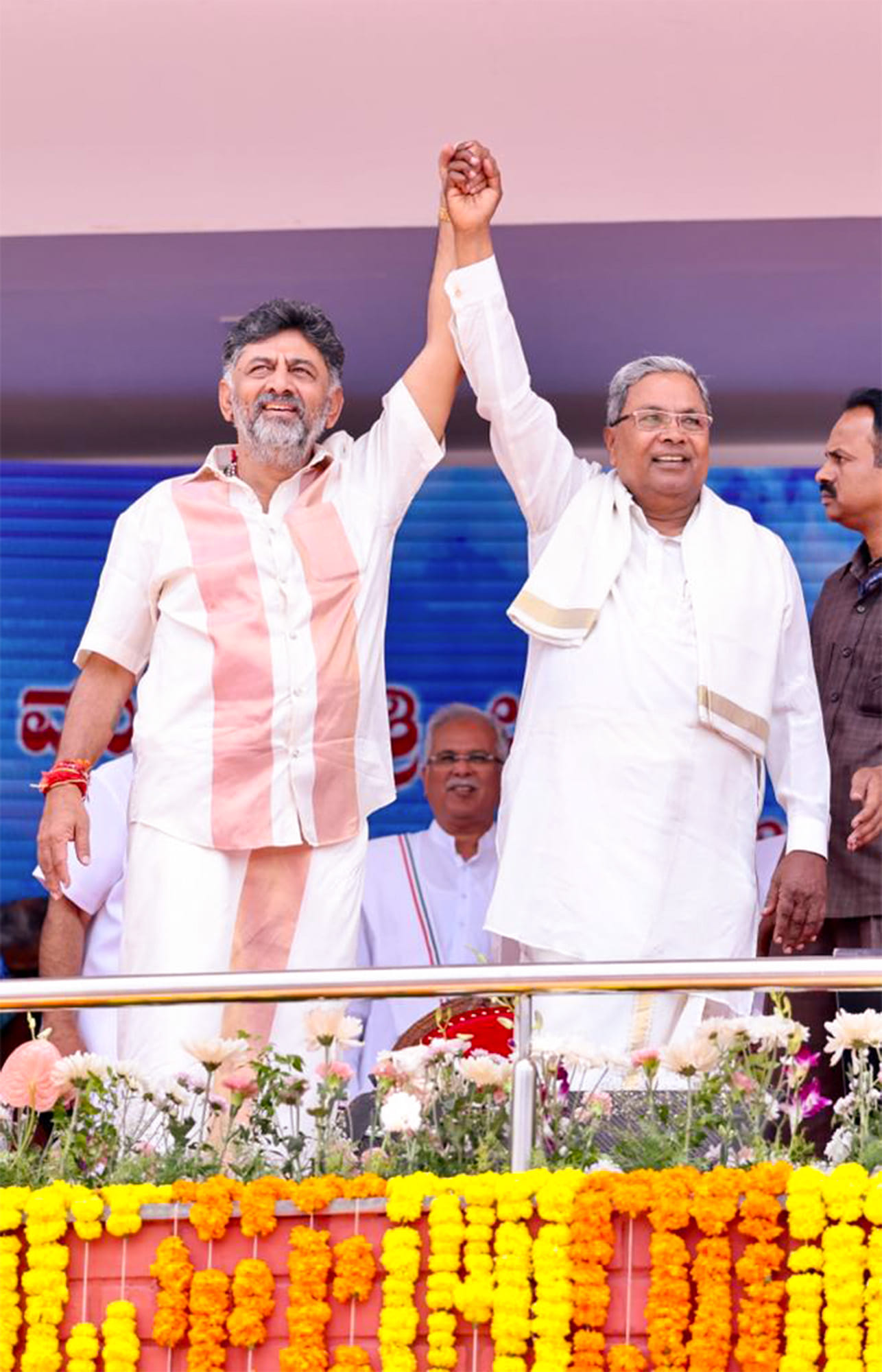 Karnataka: After taking oath, Siddaramaiah, Shivakumar implement five guarantees; BJP claims govt will “collapse” soon