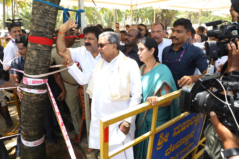 Karnataka chief minister Siddaramaiah visits sea erosion-hit areas in Udupi