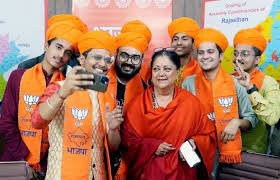 In "Show Of Strength", Nearly 25 BJP MLAs Meet Vasundhara Raje In Jaipur