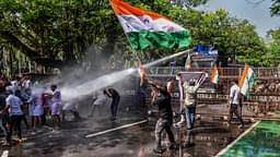 Congress march to DGP office in Kerala turns violent, leaders taken to hospital