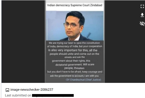 Fake social media post against government quoting CJI, Supreme Court issues press note