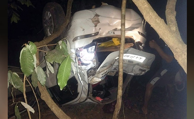 Woman dies; Panchayat chief, four others injured as car falls into gorge