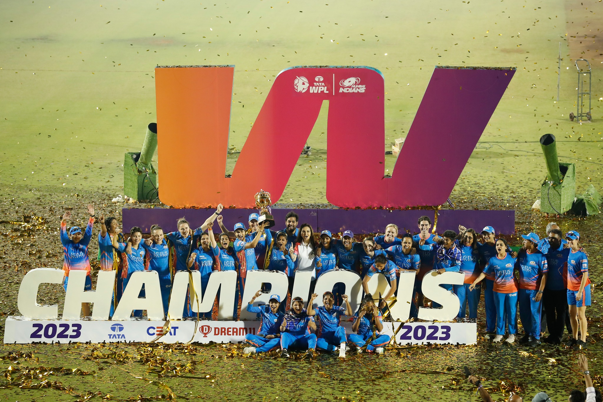 Mumbai Indians beat Delhi Capitals by 7 wickets to win inaugural WPL title